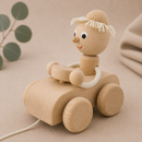 Wooden Pull Along Car - Pete