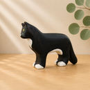 Wooden Cat - Black