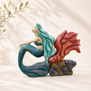 Wooden Mermaid With Coral Set