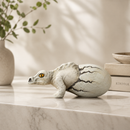 Wooden Hatching Dinosaur Egg - Dimetrodon