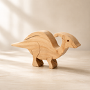Wooden Parasaurolophus Figure