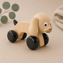 Wooden Push Along Dog - Ivy