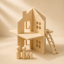 Wooden Cross Doll House