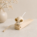Wooden Door Stopper - Mouse