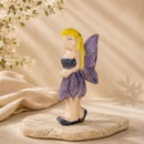 Wooden Fairy Flying - Purple