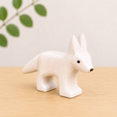 Wooden Fennec Fox - White