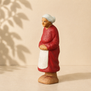 Wooden Grandma Figure