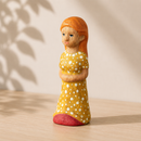 Wooden Girl Figure