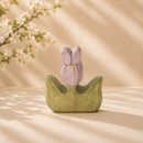 Wooden Violet Flower