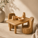 Wooden Doll House Furniture Set