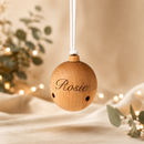 Wooden Personalised Christmas Ornament - Bell
