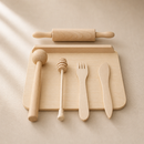 Wooden Toy Kitchen Tool Set