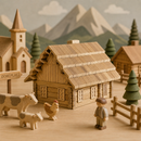 Wooden Building Puzzle - Archa 2