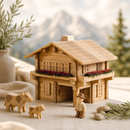 Wooden Building Puzzle - Archa Alpen 2