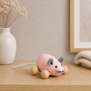 Wooden Push Along Mouse - Daphne