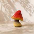 Wooden Mushroom - Red