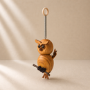 Wooden Owl On Spring - Hubert
