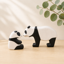 Wooden Panda Bear Set