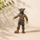 Wooden Pirate With Eye Patch