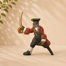 Wooden Pirate With Sword