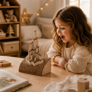 Wooden Pop Up Castle - Large