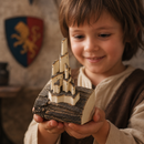 Wooden Pop Up Castle - Medium