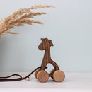 Wooden Pull Along Giraffe