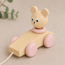 Wooden Pull Along Toy Bear - Helena