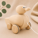 Wooden Pull Along Quacking Duck - Gigi