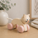Wooden Push Along Cat - Lilly