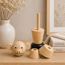 Wooden Monkey Stacking Puzzle - Marlon