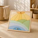 Wooden Puzzle - Sun