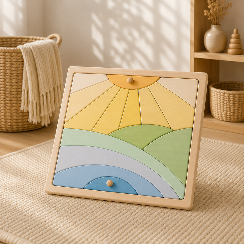 Handmade Wooden Sun Puzzle | Games & Puzzles | Educational Toys ...