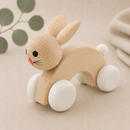 Wooden Push Along Rabbit - Cotton Tail