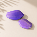 Wooden Purple Rocks - Set of 2
