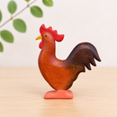Wooden Rooster - Red