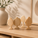 Wooden Trees - Set Of 4