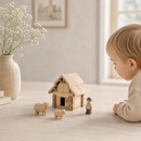 Wooden Building Puzzle - The Sheep Hut