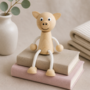 Wooden Sitting Pig - Hamilton