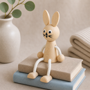 Wooden Sitting Rabbit - Willow