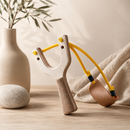 Wooden Toy Slingshot - Cork