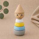 Wooden Stacking Puzzle Pinocchio - Coloured