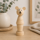 Wooden Bear Stacking Puzzle - Edmond