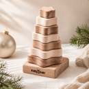 Wooden Stacking Pyramid - Modern