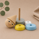 Wooden Stacking Puzzle Pinocchio - Coloured