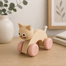 Wooden Push Along Cat - Lilly