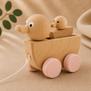 Wooden Pull Along Toy Duck With Duckling - Georgia