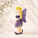 Wooden Fairy Flying - Purple