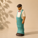 Wooden Grandpa Figure