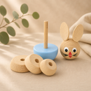Wooden Rabbit Stacking Puzzle - Bobby